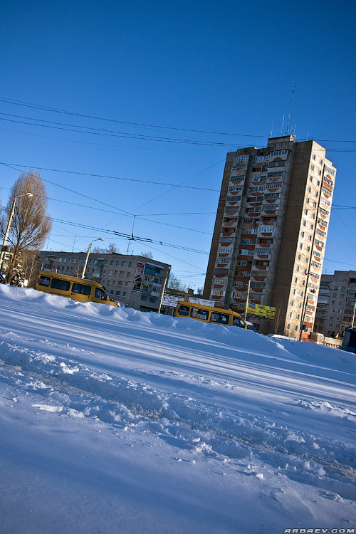 Заснеженный Брянск
