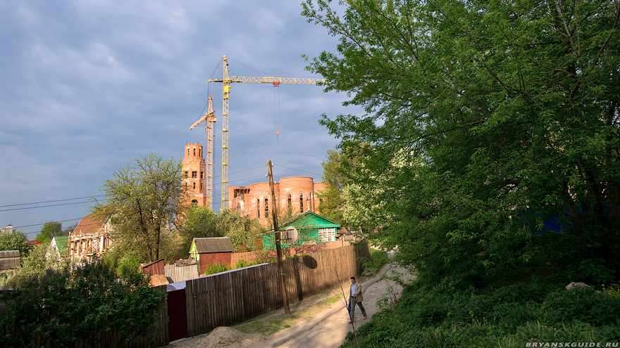 строительство Свято-Троицкого собора в Брянске